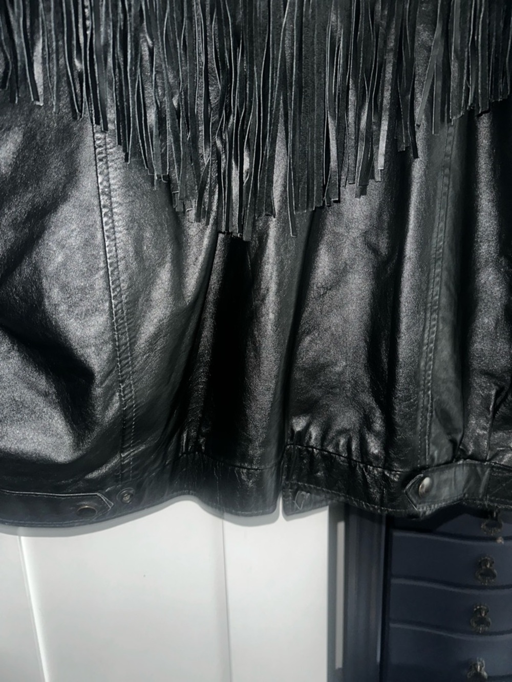 VINTAGE PIONEER WEAR Genuine Leather / Calf Hair - Picture 8 of 12